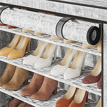OYREL Shoe Rack 10Tier Large Capacity 50-56Pairs Beautiful Tall Shoe Shelf Free Standing Storage Cabinet Entryway Closet