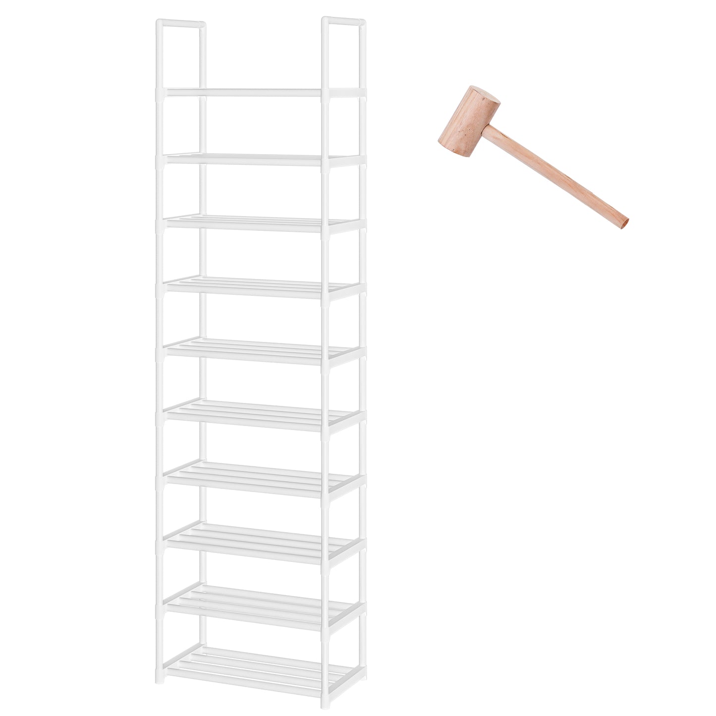 OYREL Shoe Rack, Sturdy Metal Shoe Rack Organizer,Narrow Shoe Rack,Shoe Racks for Closets,Shoes Rack,Shoe Stand,Shoe Shelf