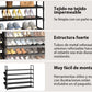 OYREL Zapatero de 5 Niveles, Organizador de Zapatos, 20 – 25 Pares, Zapatero para Armario, Organizador de Entrada, Zapatero, Ahorro de Espacio, Zapatero Grande