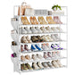 OYREL Shoe Rack 7 Tier Shoe Organizer Shoe Storage 28-35Pairs Shoe Rack for Closet Shoe Rack Organizer Entryway Shoe Holder Space Saving Shoe Shelf Shoe Stand Large Tall Shoe Tower Garage