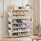 OYREL Shoe Rack 7 Tier Shoe Organizer Shoe Storage 28-35Pairs Shoe Rack for Closet Shoe Rack Organizer Entryway Shoe Holder Space Saving Shoe Shelf Shoe Stand Large Tall Shoe Tower Garage