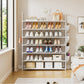 OYREL Shoe Rack 7 Tier Shoe Organizer Shoe Storage 28-35Pairs Shoe Rack for Closet Shoe Rack Organizer Entryway Shoe Holder Space Saving Shoe Shelf Shoe Stand Large Tall Shoe Tower Garage