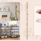 OYREL Étagère à Chaussures 10 Niveaux Gain de Place, Organisateur de Chaussures Grande capacité pour 20-25 Paires, Armoire à Chaussures métallique Haute et étroite, pour entrée, Salon, Chambre