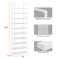 OYREL Sturdy Metal Shoe Rack Organizer, Narrow Shelf Stand for Closets