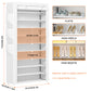 OYREL Shoe Rack 10Tier Large Capacity 50-56Pairs Beautiful Tall Shoe Shelf Free Standing Storage Cabinet Entryway Closet
