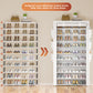 OYREL Shoe Rack 10Tier Large Capacity 50-56Pairs Beautiful Tall Shoe Shelf Free Standing Storage Cabinet Entryway Closet