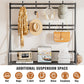 OYREL Shoe Rack 7 Tier Sturdy Shoe Racks for Closet Shoes Organizer for 28-35 Pairs Large Capacity Shoe Storage Rack with Multifunctional 5 Hooks and Side Pocket for Entrance Entryway