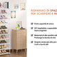 OYREL Scarpiera a 10 Ripiani, Slim e Alta, Scaffale Portascarpe in Metallo, Scarpiera per 10-20 Paia di Scarpe, per Spazi Stretti, Ingresso Soggiorno Camera da Letto