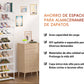 OYREL Zapatero de Metal Resistente, Zapatero Estrecho, Zapatero para armarios