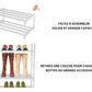 OYREL Étagère à Chaussures 10 Niveaux Gain de Place, Organisateur de Chaussures Grande capacité pour 20-25 Paires, Armoire à Chaussures métallique Haute et étroite, pour entrée, Salon, Chambre