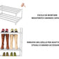 OYREL Scarpiera a 10 Ripiani, Slim e Alta, Scaffale Portascarpe in Metallo, Scarpiera per 10-20 Paia di Scarpe, per Spazi Stretti, Ingresso Soggiorno Camera da Letto