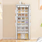 OYREL Shoe Rack 10 Tier Tall 36-41Pairs with 6 Large Pockets Large Storage Capacity Dustproof Shoes Storage for Closet Entryway, Sturdy Black Shoe Organizer Stand Shelf with Cover