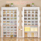 OYREL Shoe Rack 10Tier Large Capacity 50-56Pairs Beautiful Tall Shoe Shelf Free Standing Storage Cabinet Entryway Closet