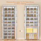 OYREL Shoes Rack 10 Tier Tall Shoe Rack with Storage Pockets, Fabric Covered Shoe Racks,Metal Shoes Rack Organizer for Closets,Bedroom, Garage