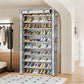 OYREL Shoe Rack 10Tier Large Capacity 50-56Pairs Beautiful Tall Shoe Shelf Free Standing Storage Cabinet Entryway Closet
