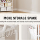 OYREL Shoe Rack 8 Tier Large Shoe Organizer Storage 32-40 Pairs Metal Shoe Storage Rack with Hooks and Side Pocket for Entrance Entryway Closet Shoe Shelf Holder