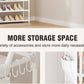 OYREL Shoe Rack 6 Tier Shoes Organizer 24-30 Pairs Shoe Racks for Closet Front Door Entrance Large Capacity Space Saving Shoe Storage Organizer with Multifunctional 5 Hooks and Side Pocket