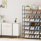 OYREL Scarpiera a 8 ripiani, organizer per scarpe, 32-40 paia, scarpiera per armadio, salvaspazio, scarpiera