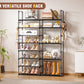 OYREL Shoe Rack Organizer 8 Tiers, Tall Shoe Racks Shelf Storage, 26-32 Pairs Vertical Large Rack,Stackable Shoes Racks for Entryway, Closet, Garage