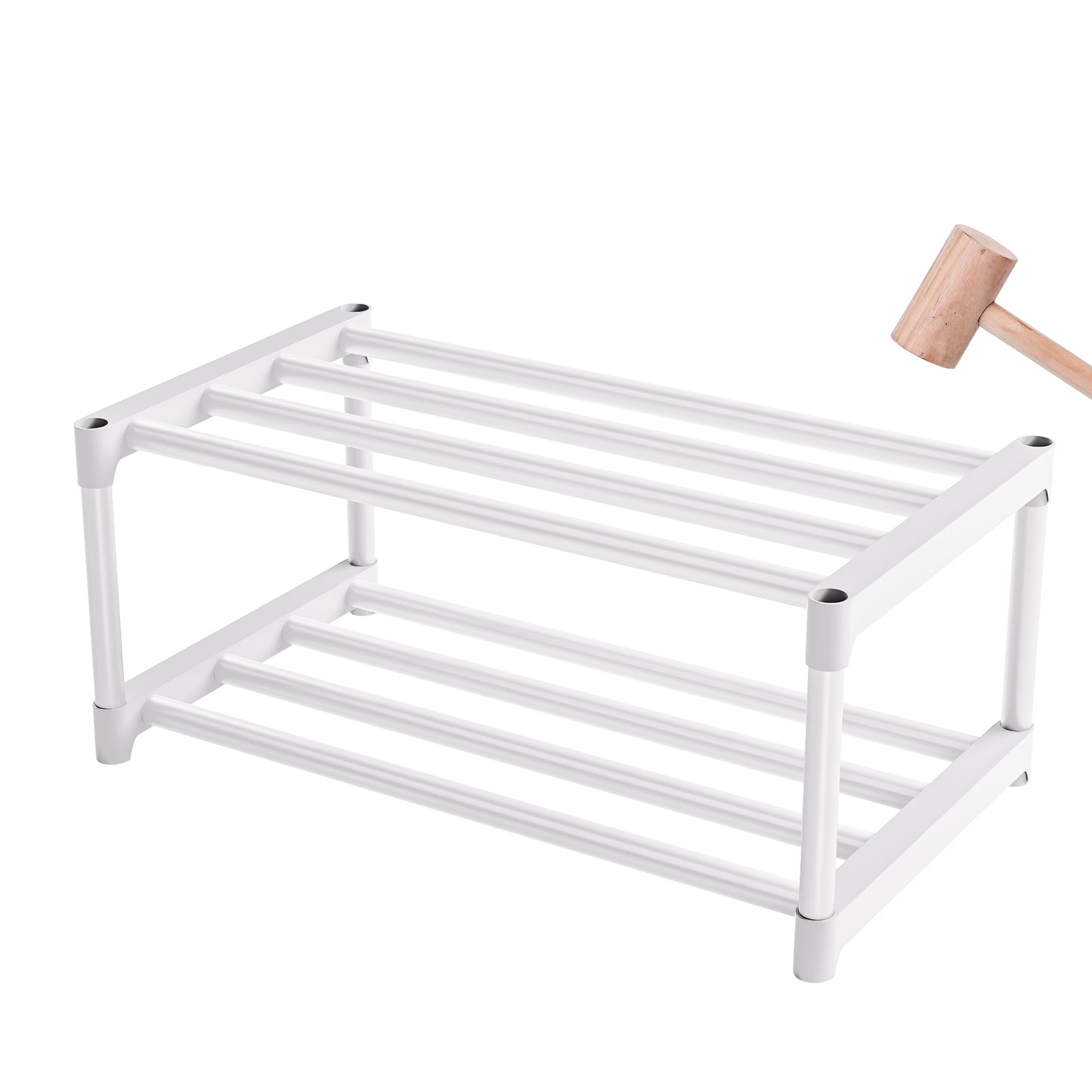OYREL Étagère à Chaussures 10 Niveaux Gain de Place, Organisateur de Chaussures Grande capacité pour 20-25 Paires, Armoire à Chaussures métallique Haute et étroite, pour entrée, Salon, Chambre