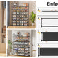 OYREL Schuhregal 8 Ebenen, Große Kapazität Shoe Rack Schuhablage mit Seitentasche für 32-40 Paar Schuhe, Stark Schuhaufbewahrung für Schrank, Flur, Closet, Draußen, 85cm Breit Shoe Storage Schwarz
