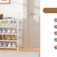 OYREL Scarpiera a 5 livelli, organizer per scarpe, 20-25 paia, scarpiera per armadio, scarpiera, organizer per ingresso, scarpiera salvaspazio
