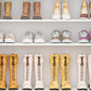 OYREL Shoe Rack 10Tier Large Capacity 50-56Pairs Beautiful Tall Shoe Shelf Free Standing Storage Cabinet Entryway Closet