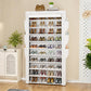 OYREL Shoe Rack 10Tier Large Capacity 50-56Pairs Beautiful Tall Shoe Shelf Free Standing Storage Cabinet Entryway Closet