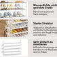OYREL Schuhregal 5 Ebenen, Große Kapazität Shoe Rack Schuhablage mit Seitentasche für 20-25 Paar Schuhe, Stark Schuhaufbewahrung für Schrank, Flur, Closet, Draußen, 85cm Breit Shoe Storage Weiß