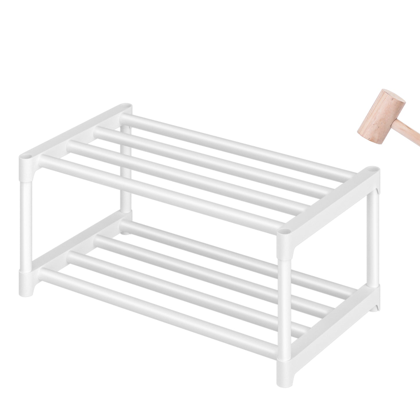 OYREL Tall Shoe Rack for Narrow Space,10 Tier Stackable Shoe Storage Organiser Large Capacity 20-25 Pairs,Premium Metal Frame Shoe Stand,Detachable Shoe Shelf for Hallway,Dressing Room,Bedroom,Closet