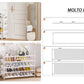 OYREL Scarpiera a 5 livelli, organizer per scarpe, 20-25 paia, scarpiera per armadio, scarpiera, organizer per ingresso, scarpiera salvaspazio