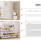 Shoe Rack 5 Tier Shoe Organizer Shoe Storage 20-25 Pairs Shoe Rack for Closet Shoe Rack Organizer Entryway Shoe Holder Space Saving Shoe Shelf Shoe Stand Large Tall Shoe Tower Bedroom Garage Door