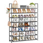 OYREL Scarpiera a 8 ripiani, organizer per scarpe, 32-40 paia, scarpiera per armadio, salvaspazio, scarpiera