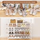 OYREL Étagère à Chaussures à 5 Niveaux Rangement de Chaussures - 20 à 25 Paires - Étagère à Chaussures pour Armoire Organiseur d'entrée - Support à Chaussures Peu encombrant