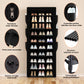 OYREL Étagère à Chaussures 11 Niveaux, Grande Armoire à Chaussures Haute pour 36-41 Paires de Chaussures, Stockage Chaussure-Organisateur avec Couverture étanche à la poussière