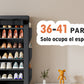 OYREL Zapatero Tela de 11 Niveles, Organizador de Zapatos con Funda de Tela,Zapatero Grande y Alto para 36-41 Pares, con Bolsillo Lateral Grande en Ambos Lados, para Armario Entrada