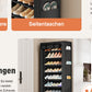 OYREL Schuhregal mit 11 Ebenen, Schuhschrank Hoch mit Staubdichtem Überzug, Große Shoe Rack für 36-41 Paar Schuhe, Geschlossen Schuhablage Stoff, Schuhaufbewahrung für Flur, Closet, Schwarz