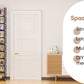OYREL Shoe Rack, 10 Tier Sturdy Metal Shoe Storage Organizer, Space Saving Narrow Shelf for 10-20 Pairs, Tall Metal Frame Shoe Stand for Entryway, Closet, Garage, Black