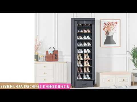 Tall and deals narrow shoe rack