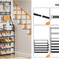 OYREL Shoe Rack 5 Tier Shoe Racks Organizer 20-25 Pairs Shoes Rack for Closet Entrance Shoe Storage Organizer with Hooks and Side Pocket Entryway Shoe Holder Space Saving Free Standing Shoe Racks
