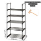 OYREL Sturdy Metal Narrow Shoe Rack Organizer for Closets